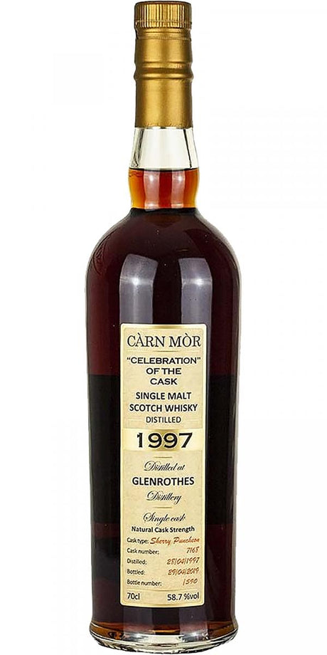 Glenrothes 1997 (Morrison and MacKay) Càrn Mòr - Celebration of the Cask - Black Gold 2019 Release (Cask #7168) Single Malt Scotch Whisky | 700ML at CaskCartel.com