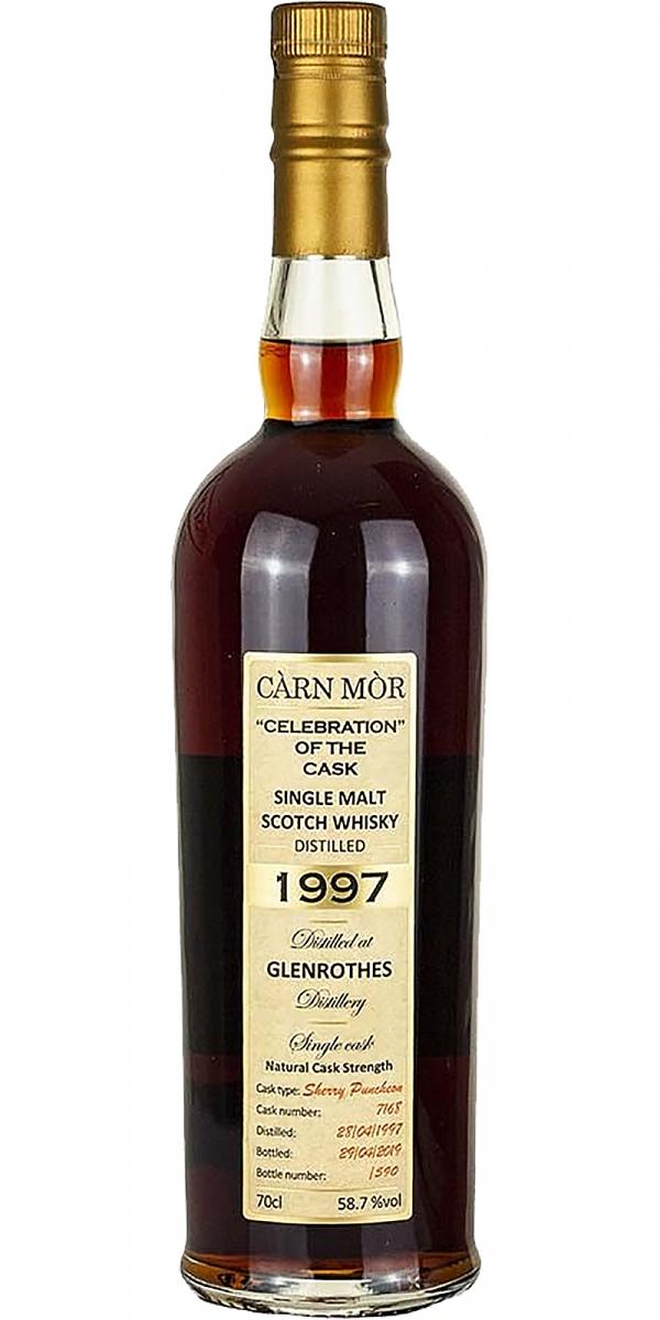 Glenrothes 1997 (Morrison and MacKay) Càrn Mòr - Celebration of the Cask - Black Gold 2019 Release (Cask #7168) Single Malt Scotch Whisky | 700ML