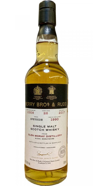 Glen Moray 26 Year Old (D.1990, B.2017) Berry Bros & Rudd Scotch Whisky | 700ML at CaskCartel.com