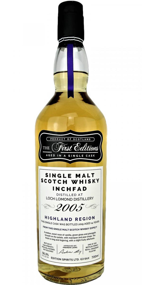 Inchfad 2005 (Edition Spirits) The First Editions 14 Year Old 2019 Release (Cask #HL 16785) Single Malt Scotch Whisky | 700ML at CaskCartel.com