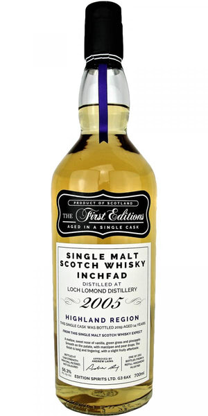 Inchfad 2005 (Edition Spirits) The First Editions 14 Year Old 2019 Release (Cask #HL 16785) Single Malt Scotch Whisky | 700ML at CaskCartel.com