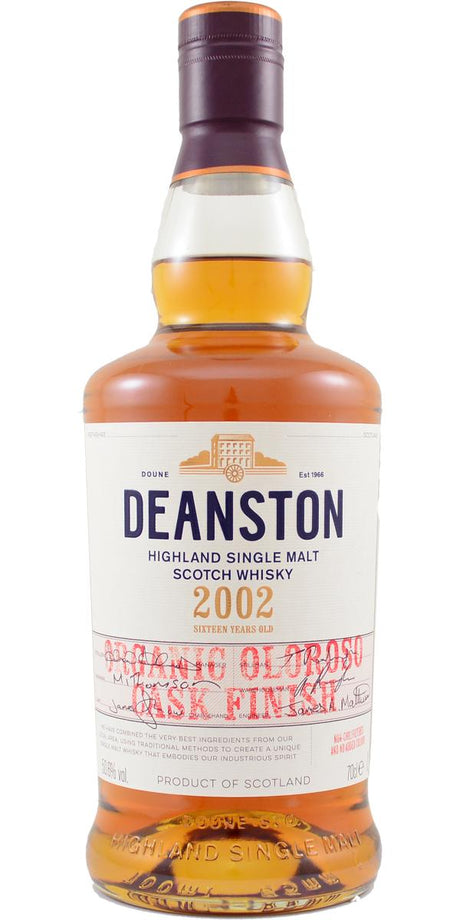 Deanston 2002 Organic Oloroso Cask Finish 16 Year Old Scotch Whisky | 700ML at CaskCartel.com