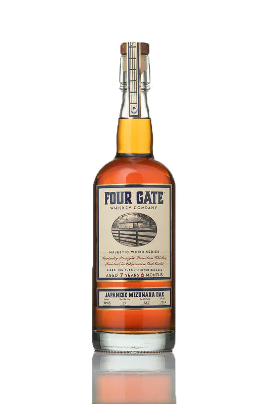 Four Gate Company Majestic Oak Amburana Cask Finished Bourbon Whiskey