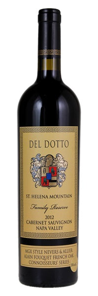 2012 | Del Dotto | Cabernet Sauvignon Connoisseurs' Series MGX Style Nevers Allier St Helena Mountain Block at CaskCartel.com