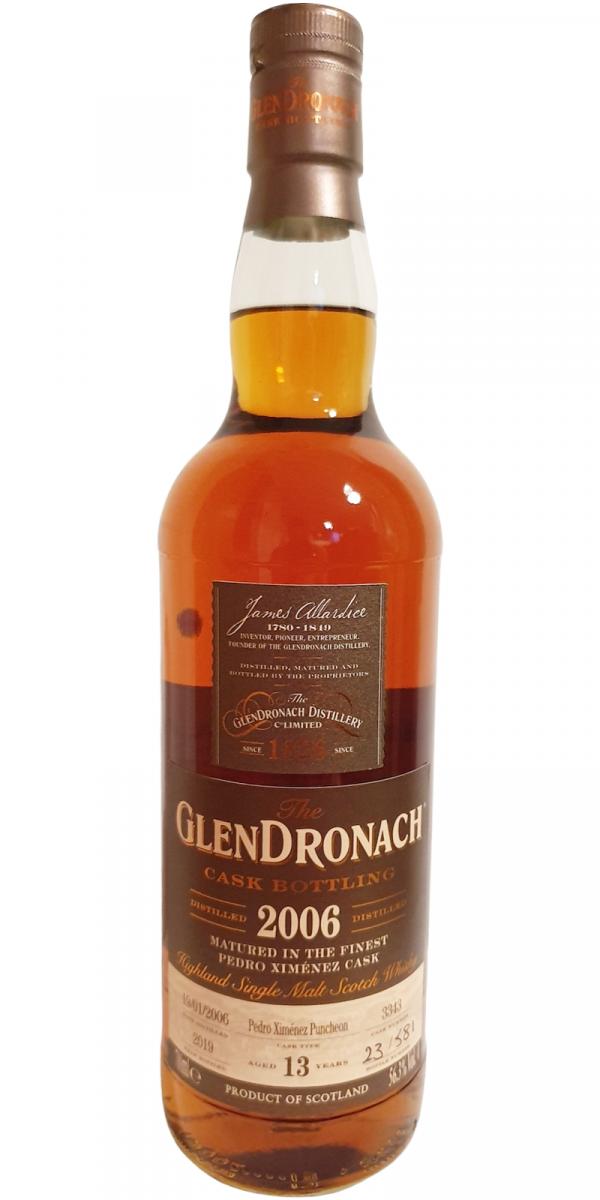 Glendronach 2006 Cask Bottling - Batch 17 13 Year Old 2019 Release (Cask #3343) Single Malt Scotch Whisky | 700ML