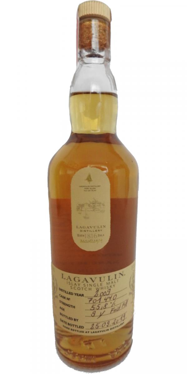 Lagavulin 2009 Hand Bottled at the Distillery 9 Year Old 2019 Release (Cask #701440) Single Malt Scotch Whisky | 200ML at CaskCartel.com