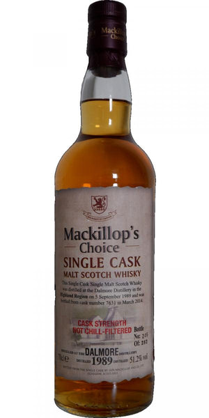 Dalmore 1989 (Bottled 2014) Mackillop’s Choice Scotch Whisky | 700ML at CaskCartel.com