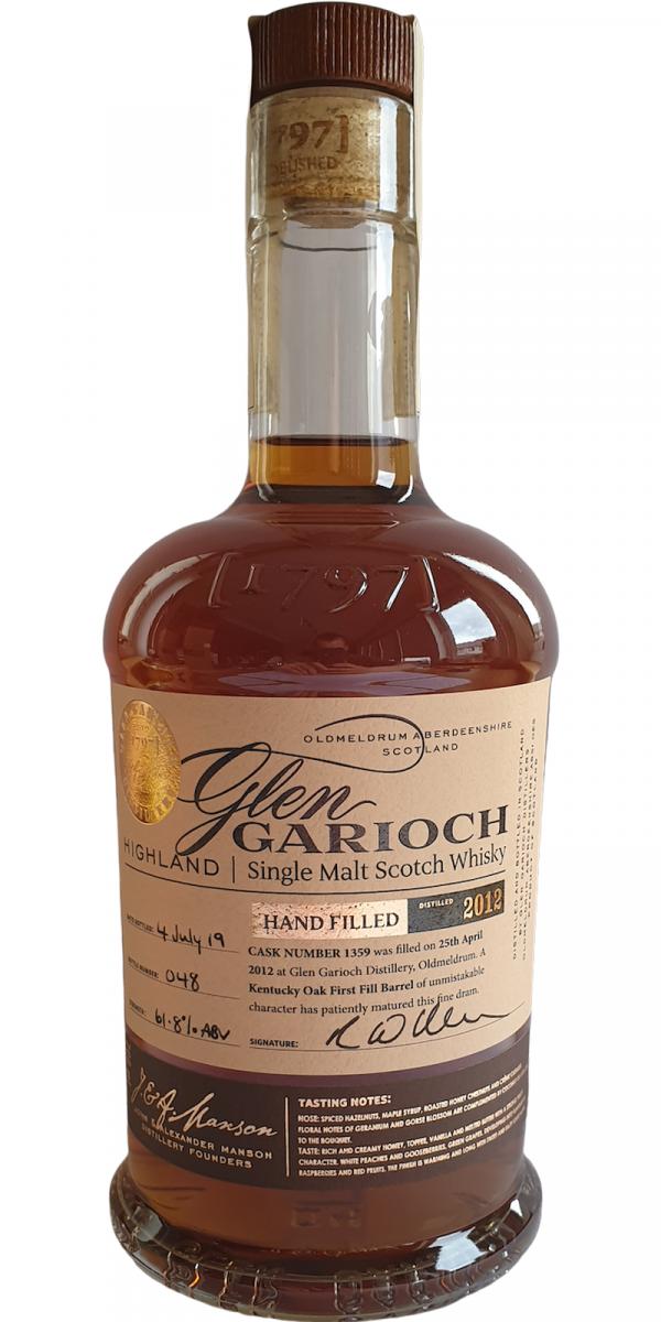 Glen Garioch 2012 Hand filled at the distillery 2019 Release (Cask #1359) Single Malt Scotch Whisky | 700ML at CaskCartel.com