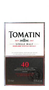 Tomatin 40 Year Old Limited Release 1967 Single Malt Scotch Whisky | 700ML at CaskCartel.com