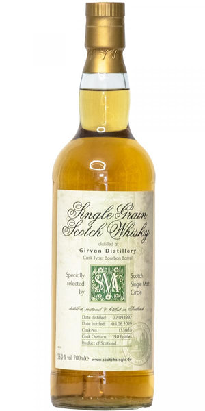 Girvan 1992 (Scotch Single Malt Circle) 2019 Release (Cask #133085) Single Grain Scotch Whisky | 700ML at CaskCartel.com