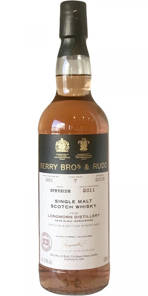 Longmorn 2011 (Berry Bros & Rudd) 7 Year Old 2019 Release (Cask #261) Single Malt Scotch Whisky | 700ML at CaskCartel.com