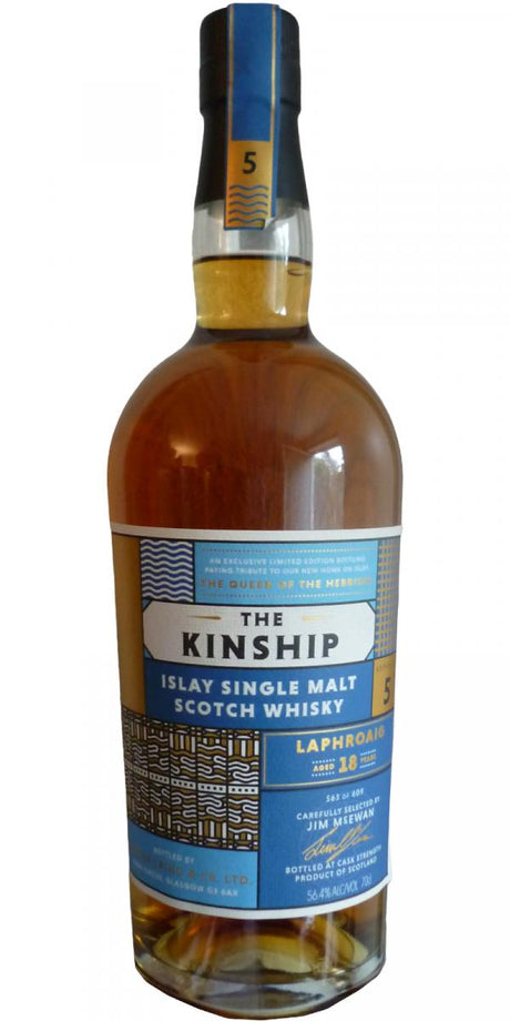 Laphroaig (Hunter Laing) The Kinship - Edition No. 5 18 Year Old 2019 Release (Cask #HL 55134) Single Malt Scotch Whisky | 700ML at CaskCartel.com