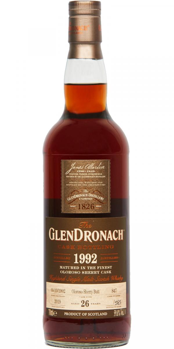 Glendronach 1992 Pedro Ximenez Bottling 26 Year Old