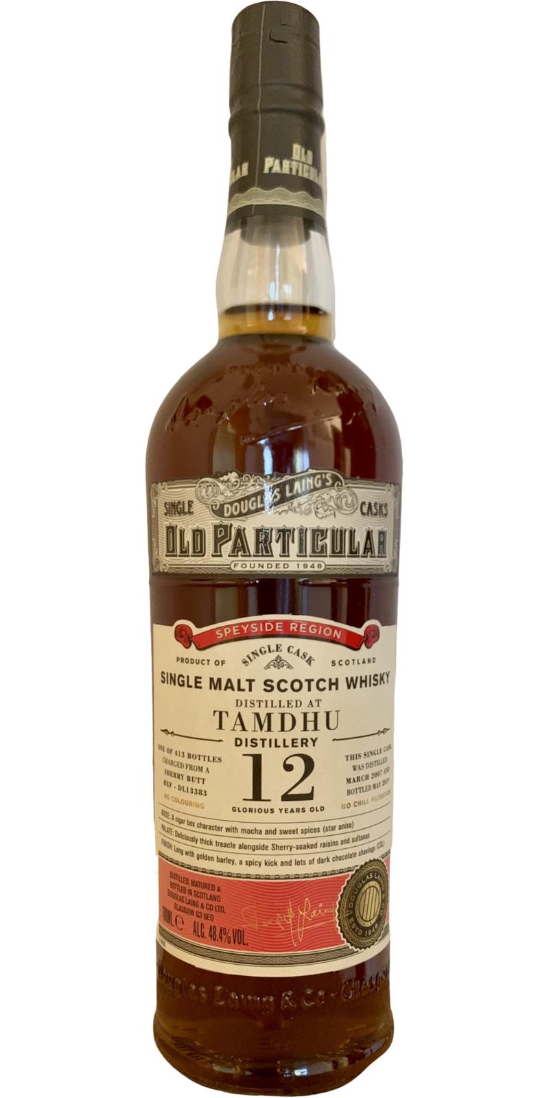 Tamdhu 12 Year Old (D.2007, B.2020) Douglas Laing’s Old Particular Scotch Whisky | 700ML at CaskCartel.com