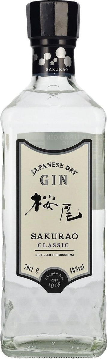 Sakurao Classic (Proof 80) Japanese Dry Gin | 700ML