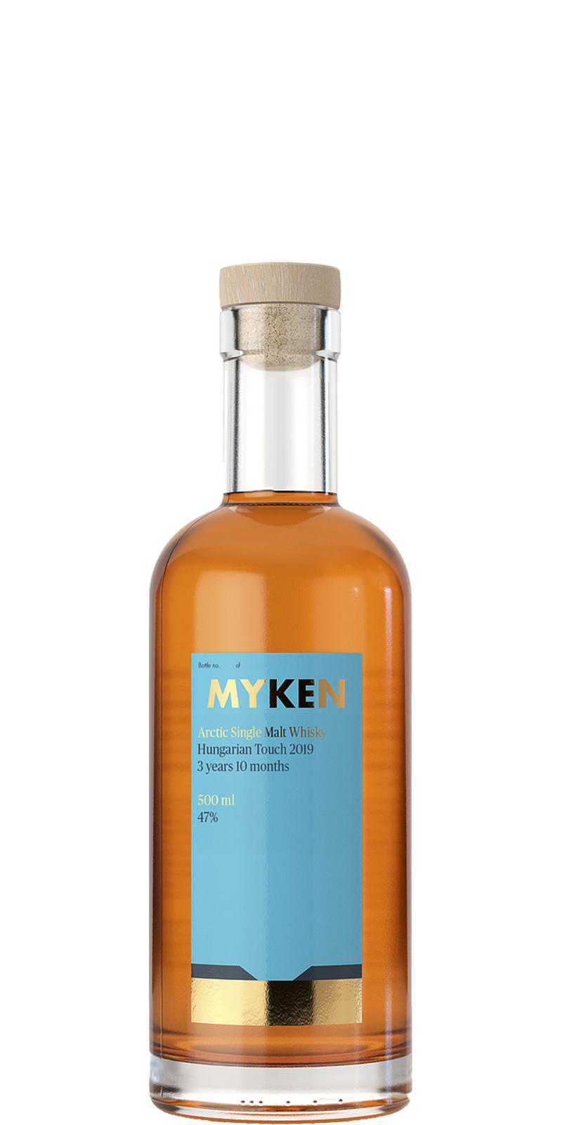 Myken Hungarian Touch Arctic Single Malt Whisky 3 Year Old 2019 Release Single Malt Whisky | 500ML at CaskCartel.com