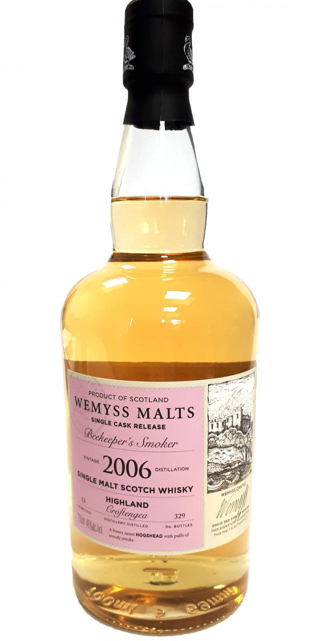 Croftengea 2006 (Wemyss Malts) Beekeeper's Smoker 13 Year Old 2019 Release Single Malt Scotch Whisky | 700ML at CaskCartel.com