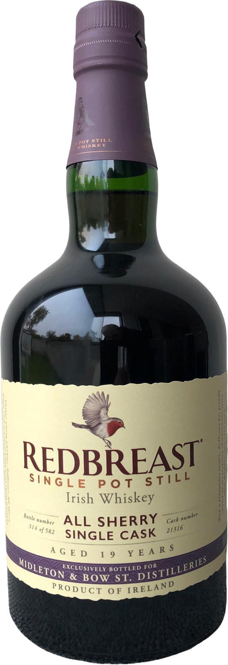Redbreast 2000 All Sherry Single Cask 19 Year Old 2019 Release (Cask #21316) Single Pot Still Whiskey | 700ML at CaskCartel.com