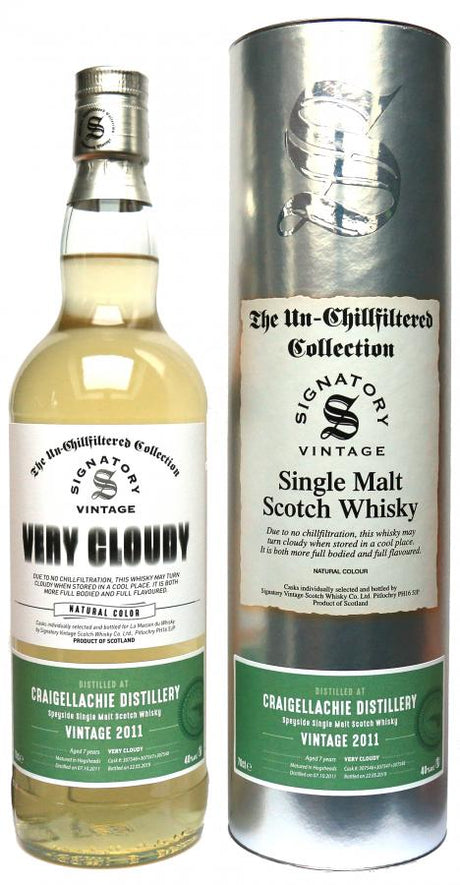 Craigellachie 8 Year Old (D.2011, B.2019) Very Cloudy Signatory Vintage Scotch Whisky | 700ML at CaskCartel.com