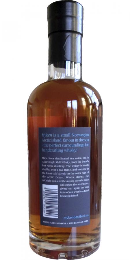 Myken Peated Sherry Arctic Single Malt Whisky 3 Year Old 2019 Release Single Malt Whisky | 500ML at CaskCartel.com