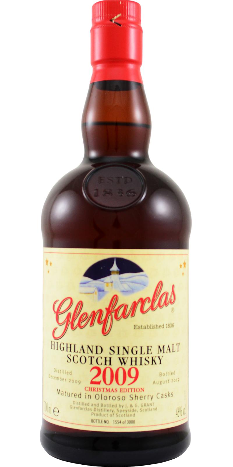 Glenfarclas 2009 Christmas Edition 9 Year Old 2019 Release Single Malt Scotch Whisky | 700ML at CaskCartel.com