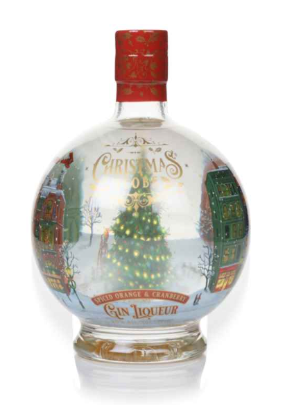 Christmas Snow Globe Spiced Orange & Cranberry Gin Liqueur | 700ML at CaskCartel.com