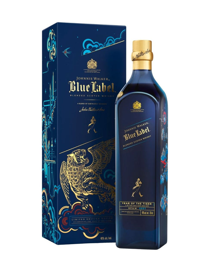 Johnnie Walker 'Year of the Tiger' Blue Label Blended Scotch Whisky 2022