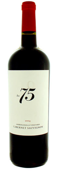 2004 | The Seventy Five Wine Company | Cabernet Sauvignon Amber Knolls Vineyard at CaskCartel.com