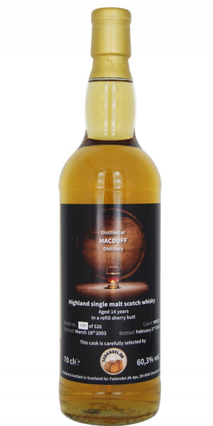 Macduff 2003 F.dk (Cask #900023) 14 Year Old 2018 Release Single Malt Scotch Whisky | 700ML at CaskCartel.com