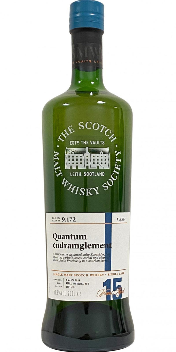 Glen Grant 2004 (The Scotch Malt Whisky Society) 9.172 Quantum endramglement 15 Year Old 2019 Release Single Malt Scotch Whisky | 700ML