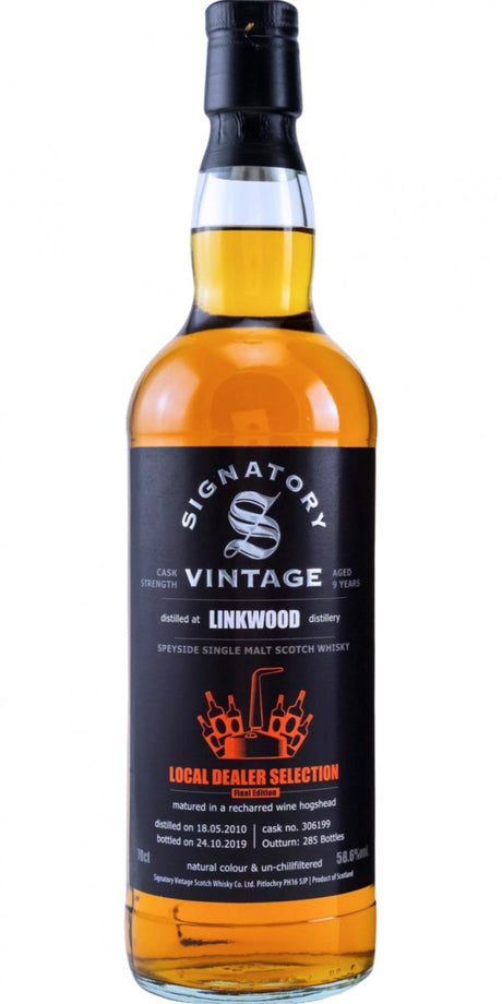 Linkwood 2010 (Signatory Vintage) Local Dealer Selection - Final Edition (Cask #306199) 9 Year Old 2019 Release Single Malt Scotch Whisky | 700ML at CaskCartel.com