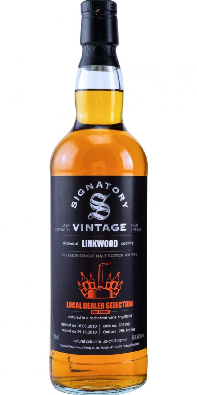 Linkwood 2010 (Signatory Vintage) Local Dealer Selection - Final Edition (Cask #306199) 9 Year Old 2019 Release Single Malt Scotch Whisky | 700ML at CaskCartel.com