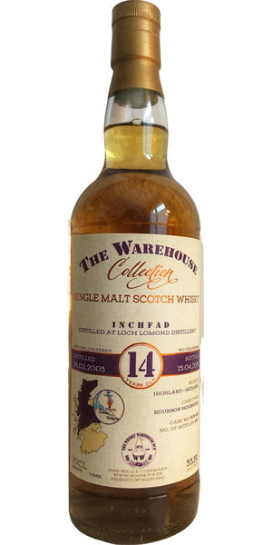 Inchfad 2005 (The Whisky Warehouse No.8) The Warehouse Collection 14 Year Old 2019 Release (Cask #W8 438) Single Malt Scotch Whisky | 700ML at CaskCartel.com