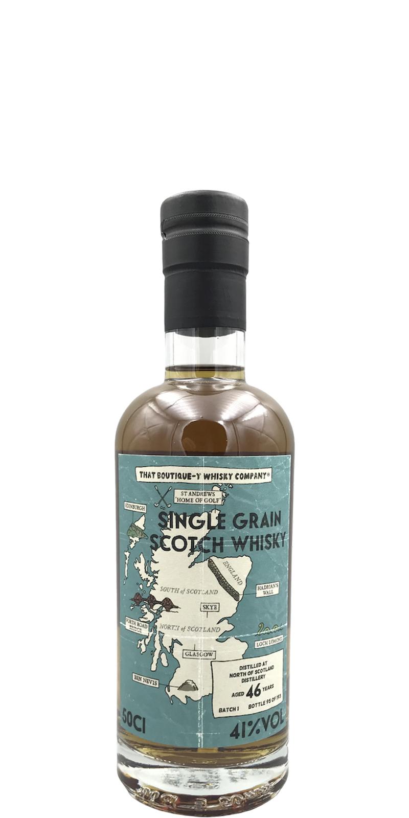 North of Scotland Batch 1 (That Boutique-y Whisky Company) 46 Year Old 2019 Release Single Grain Scotch Whisky | 500ML at CaskCartel.com