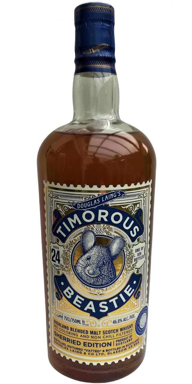 Douglas Laing Timorous Beastie Highland Blended Malt Sherried Edition Aged 24 Year Scotch Whisky at CaskCartel.com