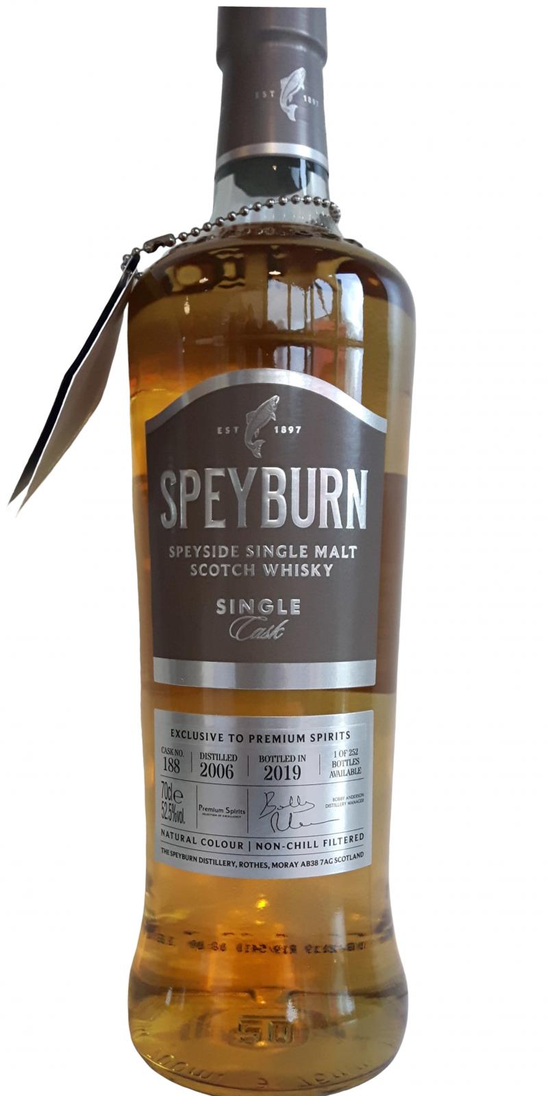 Speyburn 2006-2019 Cask 188 Speyside Single Malt Scotch Whisky | 700ML at CaskCartel.com