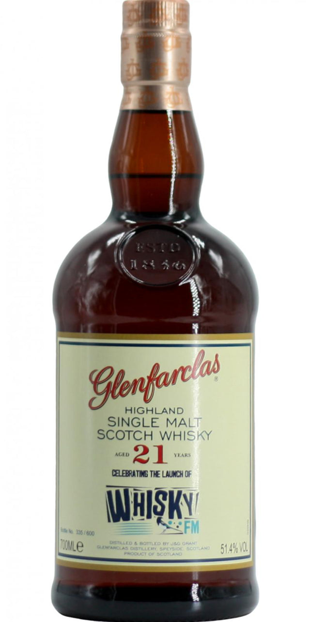 Glenfarclas WhiskyFM 21 Year Old 2019 Release Single Malt Scotch Whisky | 700ML at CaskCartel.com