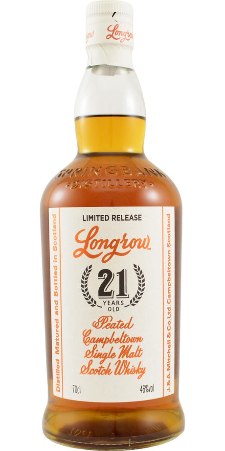 Longrow Peated Campbeltown Single Malt 2020 Release 21 Year Old Whisky | 700ML at CaskCartel.com