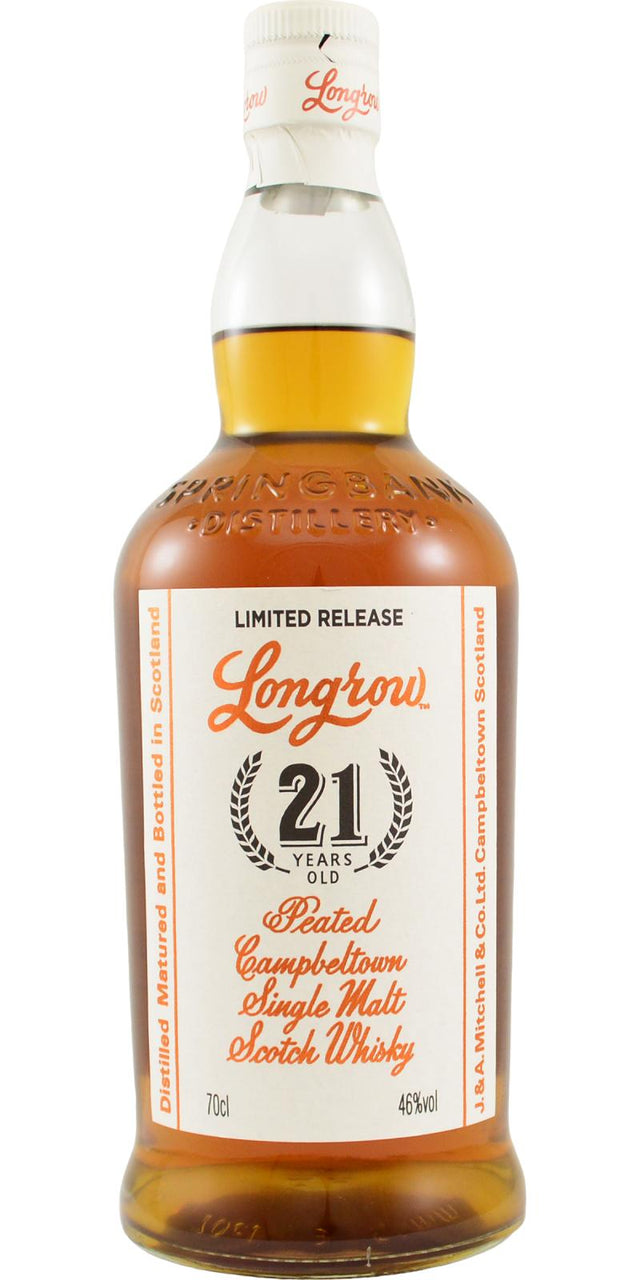 Longrow Peated Campbeltown Single Malt 2020 Release 21 Year Old Whisky | 700ML at CaskCartel.com