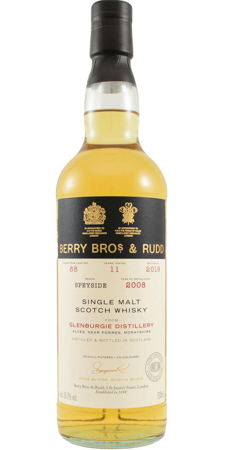 Glenburgie 2008 (Berry Bros & Rudd) 11 Year Old 2019 Release (Cask #88) Single Malt Scotch Whisky | 700ML at CaskCartel.com
