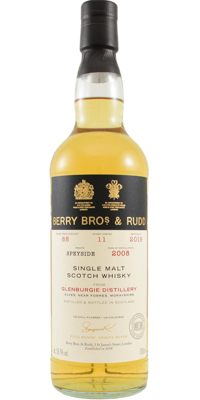 Glenburgie 2008 (Berry Bros & Rudd) 11 Year Old 2019 Release (Cask #88) Single Malt Scotch Whisky | 700ML at CaskCartel.com