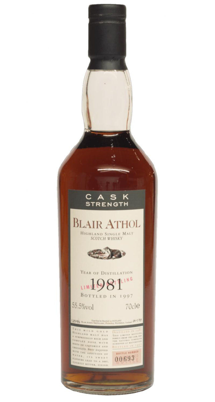 Blair Athol Flora & Fauna Cask Strength 1981 16 Year Old Whisky | 700ML