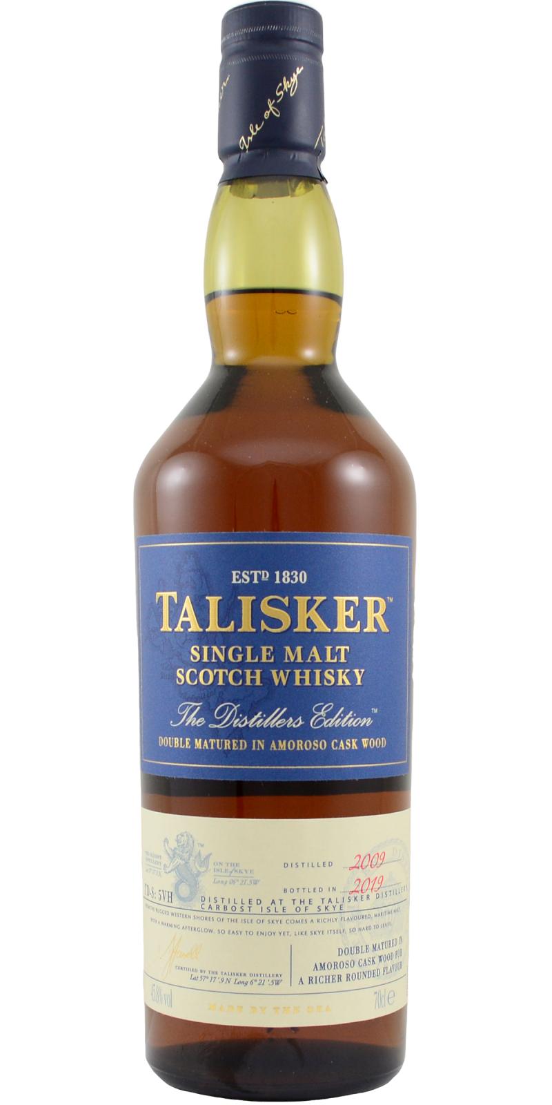 Talisker 2009 Distillers Edition, Bottled 2019 Scotch Whisky | 700ML at CaskCartel.com