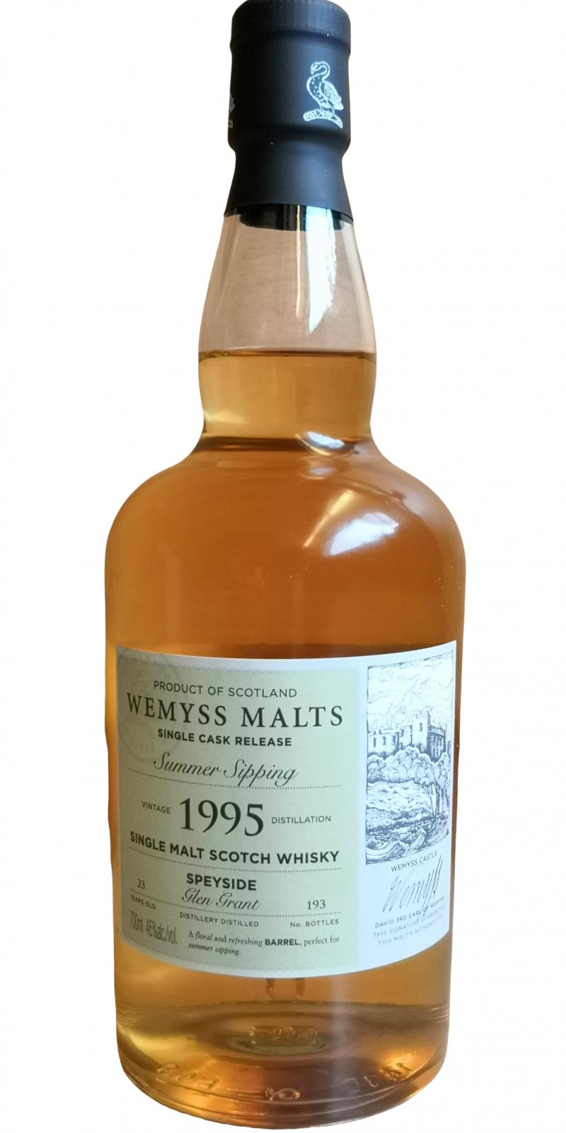Glen Grant Summer Sipping Single Cask 1995 23 Year Old Whisky | 700ML at CaskCartel.com