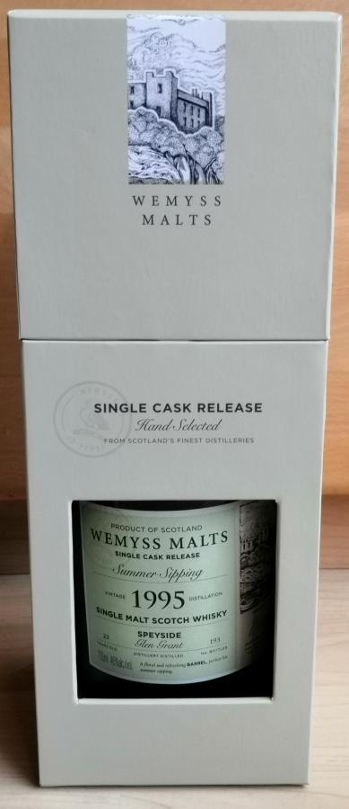 Glen Grant 1995 (Wemyss Malts) Summer Sipping 23 Year Old 2019 Release Single Malt Scotch Whisky | 700ML at CaskCartel.com