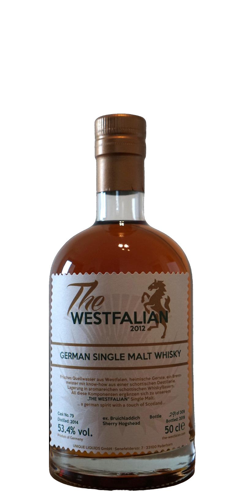 The Westfalian 2014 German (Cask #TW79) 2019 Release Single Malt Whisky | 500ML at CaskCartel.com