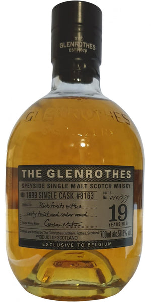 Glenrothes 1999 Single Cask # 8163, 19 Year Old Scotch Whisky | 700ML at CaskCartel.com