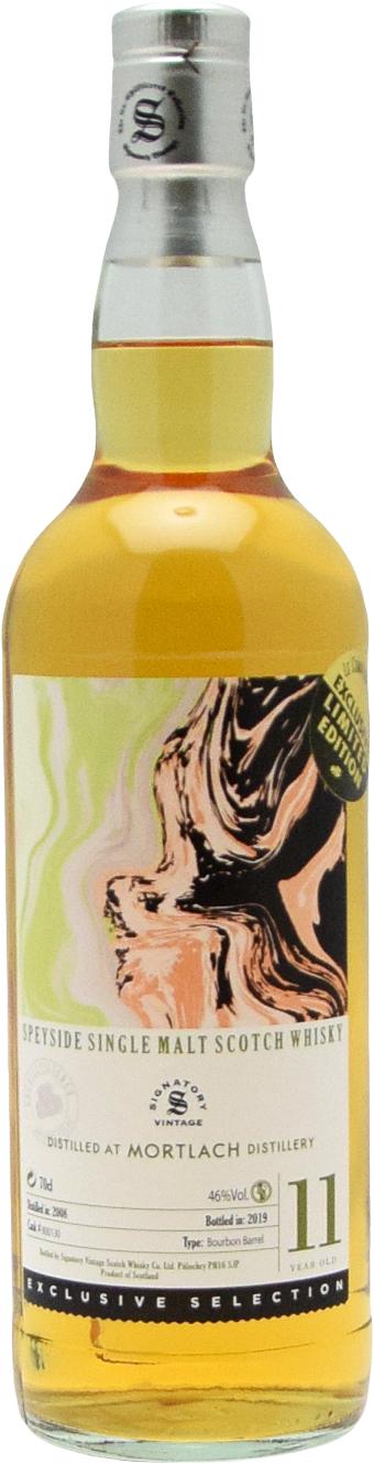 Mortlach 2008 (Signatory Vintage) INK#1 range (Cask #800130) 11 Year Old 2019 Release Single Malt Scotch Whisky | 700ML at CaskCartel.com