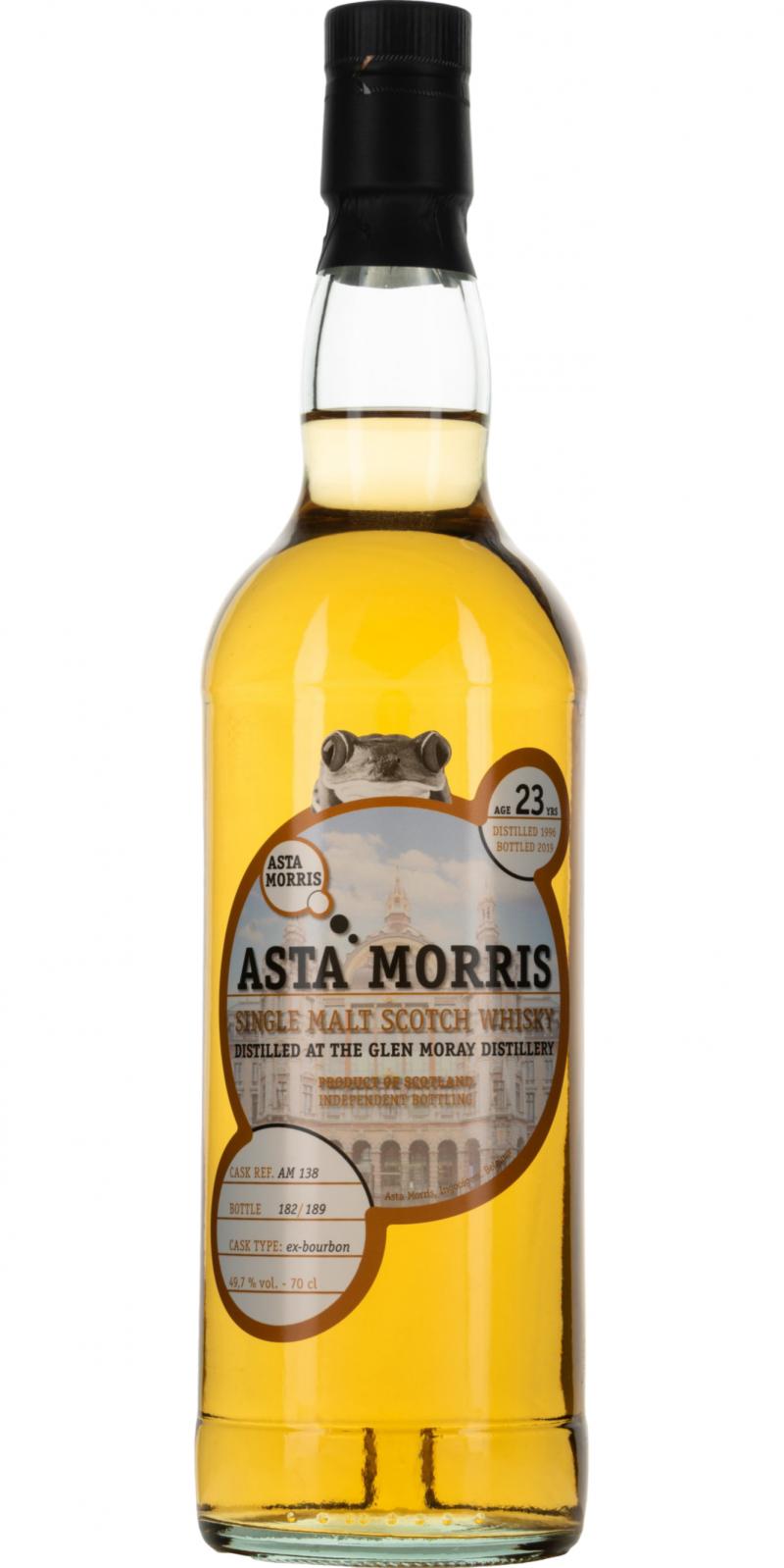 Glen Moray 1996 (Asta Morris) 23 Year Old 2019 Release (Cask #AM 138) Single Malt Scotch Whisky | 700ML at CaskCartel.com