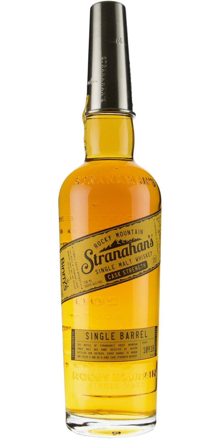 Stranahan's Cask Strength 54.59% ABV Single Malt Whiskey